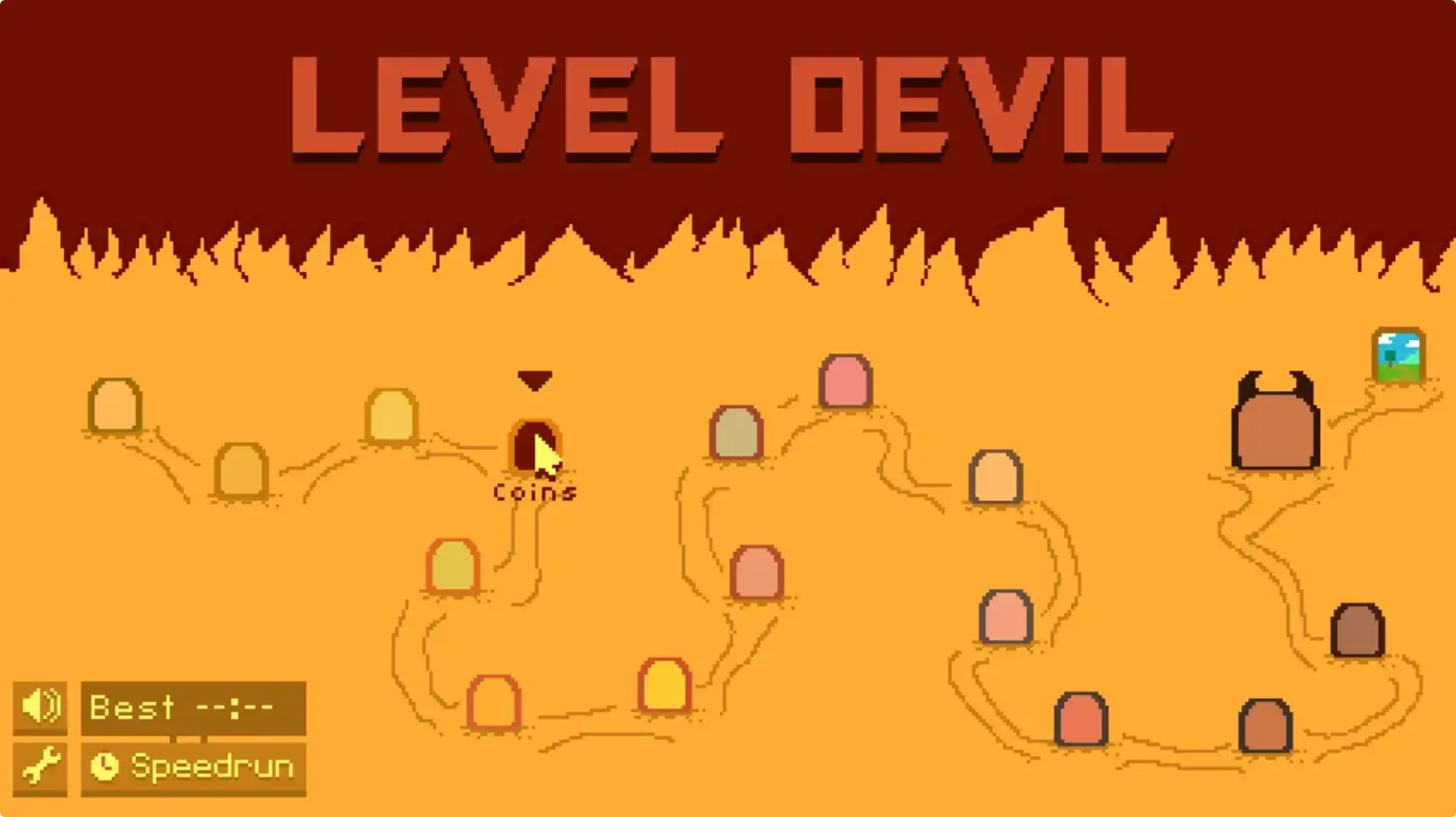 图片[1]-《Level Devil》恶魔等级（只有一道门）网页游戏源码-聆风小站